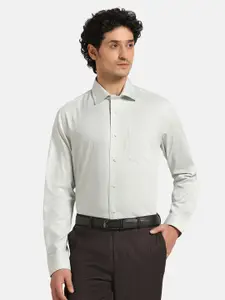 Blackberrys India Slim Fit Micro Ditsy Printed Twill Weave Cotton Formal Shirt