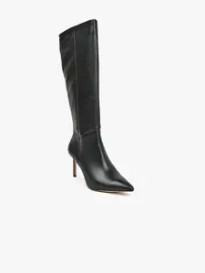 ALDO Women LAROCHE Pointed-Toe Slim Heeled Leather Regular Boots