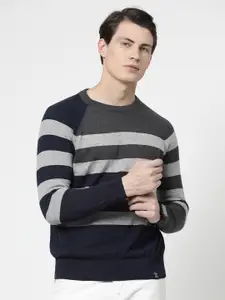 Wool Trees Striped Pure Cotton Pullover