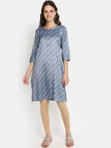 V-Mart Ethnic Motifs Printed Straight Kurta