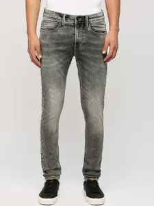 Pepe Jeans Men Skinny Fit Heavy Fade Stretchable Jeans