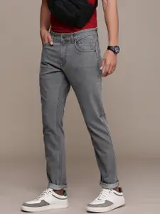 WROGN Men Slim Fit Light Fade Stretchable Mid-Rise Jeans