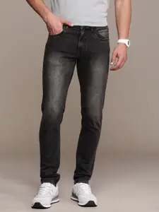 WROGN Men Straight Fit Light Fade Stretchable Jeans