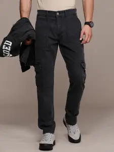 WROGN Men Cargo Fit Stretchable Jeans
