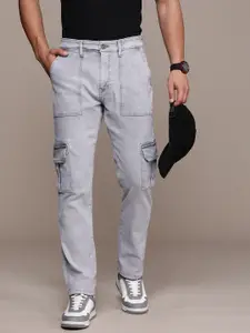 WROGN Men Cargo Fit Stretchable Jeans