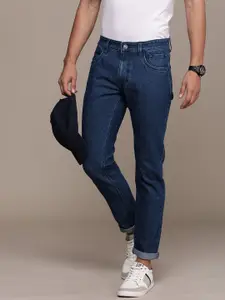 WROGN Men Slim Fit Light Fade Stretchable Mid-Rise Jeans