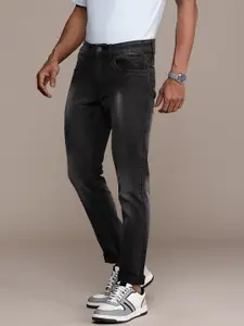WROGN Men Slim Fit Light Fade Stretchable Jeans