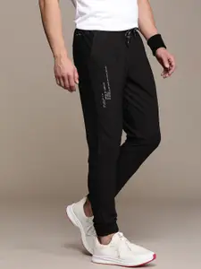 WROGN ACTIVE Men Typography Printed Slim Fit Knitted Joggers