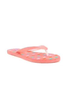 Sparx Women Printed Thong Flip-Flops