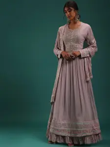 KALKI Fashion Embroidered Anarkali Kurta With Skirt With Dupatta
