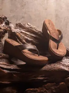 Inc 5 Embellished Open Toe Wedge Heels