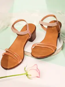 Inc 5 Strappy Open Toe Block Heels
