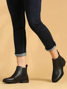 Inc 5 Solid Mid-Top Chelsea Boots