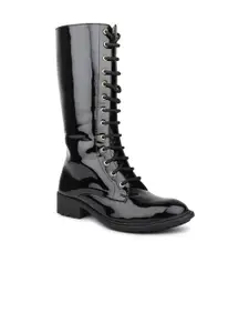 Inc 5 Women Lace Up Detail High Top Regular Boots