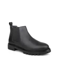 Inc 5 Women Mid Top Platform -Heel Chelsea Boots