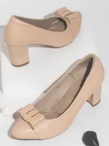 Inc 5 Pointed Toe Blocked Pumps