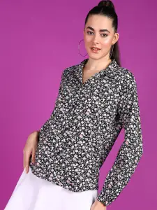 Popwings Smart Floral Printed Casual Shirt