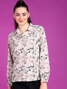 Popwings Smart Floral Printed Casual Shirt