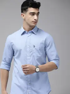U.S. Polo Assn. Men Tailored Fit Pure Cotton Casual Shirt