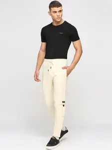 Pepe Jeans Men Mid Rise Stretchable Cargo Joggers