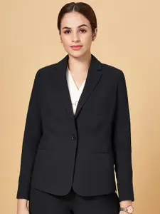 Annabelle by Pantaloons Notched Lapel Collar Single-Breasted Formal Blazer