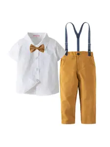 StyleCast Boys White Shirt With Trousers