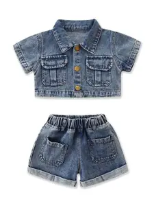 StyleCast Girls Dyed Top with Shorts