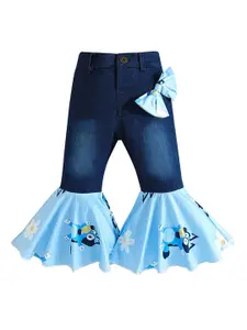 StyleCast Girls Blue Straight Fit Light Fade Jeans