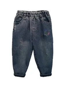 StyleCast Boys Blue Relaxed Fit Low Distress Heavy Fade Jeans