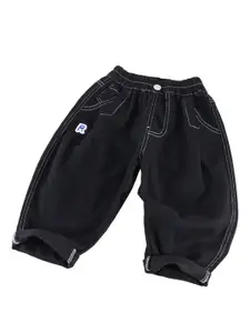 StyleCast Boys Black Relaxed Fit Clean Look Stretchable Jeans