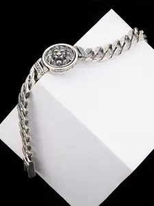 ORIONZ Men Sterling Silver Wraparound Bracelet