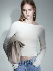 H&M Open-Backed Knitted Top