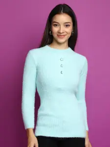 V-Mart Ribbed Cotton Pullover