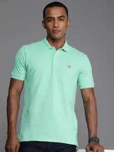 Allen Solly Solid Polo Collar Pure Cotton T-shirt