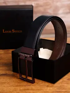 LOUIS STITCH Men Leather Reversible Formal Belt