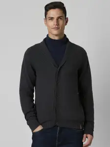 Peter England Casuals V-Neck Pure Cotton Cardigan Sweater