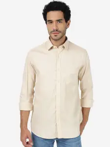 Greenfibre Spread Collar Long Sleeves Cotton Casual Shirt
