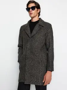 Trendyol Notched Lapel Single-Breasted Overcoat