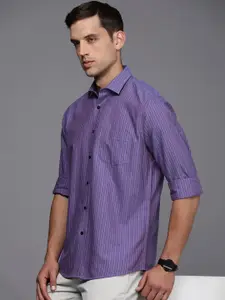 Allen Solly Sport Fit Striped Pure Cotton Casual Shirt