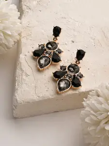 Accessorize London Women's Mixed Shape Stone Drop Earring