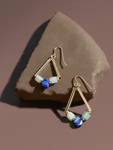 Accessorize Alloy Triangular Drop Earrings