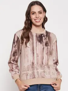 Madame Absatrct Printed Pure Cotton Sweatshirt