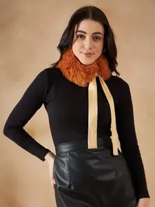 InWeave Women Self Design Scarf