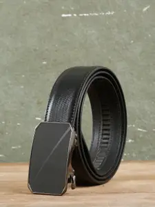 Teakwood Leathers Men Textured Leather Belt