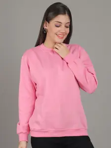 Jinfo Round Neck Fleece Sweatshirt