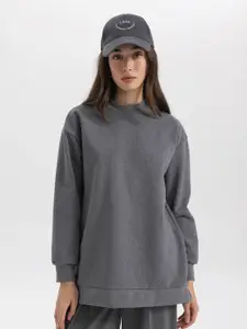 DeFacto Longline Pullover Sweatshirt