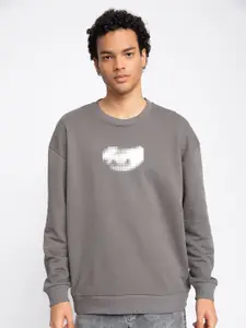 DeFacto Typography Printed Pullover