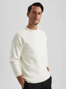 DeFacto Round Neck Pullover Sweatshirt