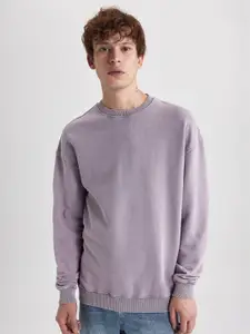 DeFacto Pure Cotton Pullover Sweatshirt