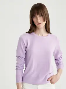 DeFacto Round Neck Acrylic Sweater